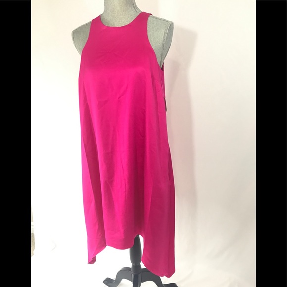 Aidan Mattox draped trapeze hi low dress - Picture 3 of 8